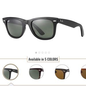 Ray Ban XL Wayfarer sunglasses